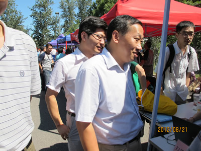 迎新现场
